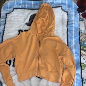 Size small Yellow hoodie Jacket